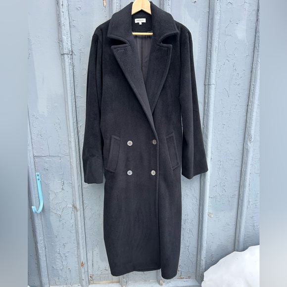 Horses Atelier Oversized black “The Winter” wool Coat, size “2” - Picture 4 of 15
